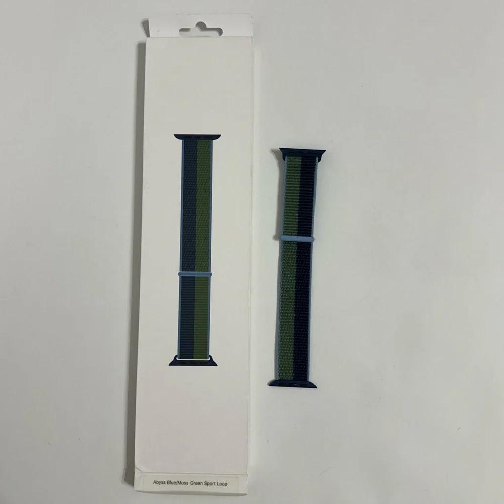 APPLE WATCH 41mm ABYSS BLUE/MOSS GREEN SPORT LOOP